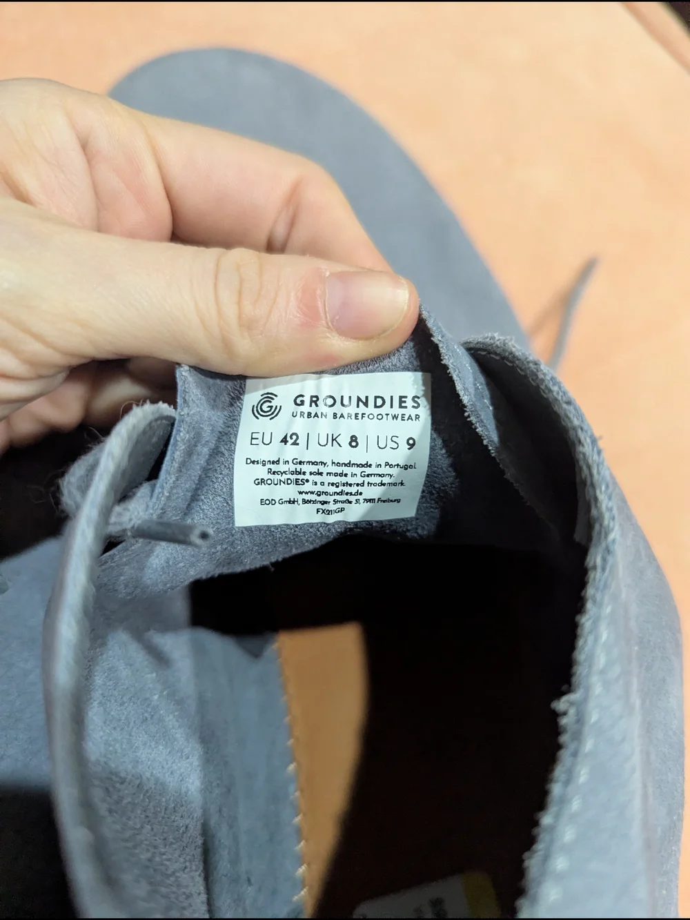 Groundies Grey Leather Chukka Boots Sz 9